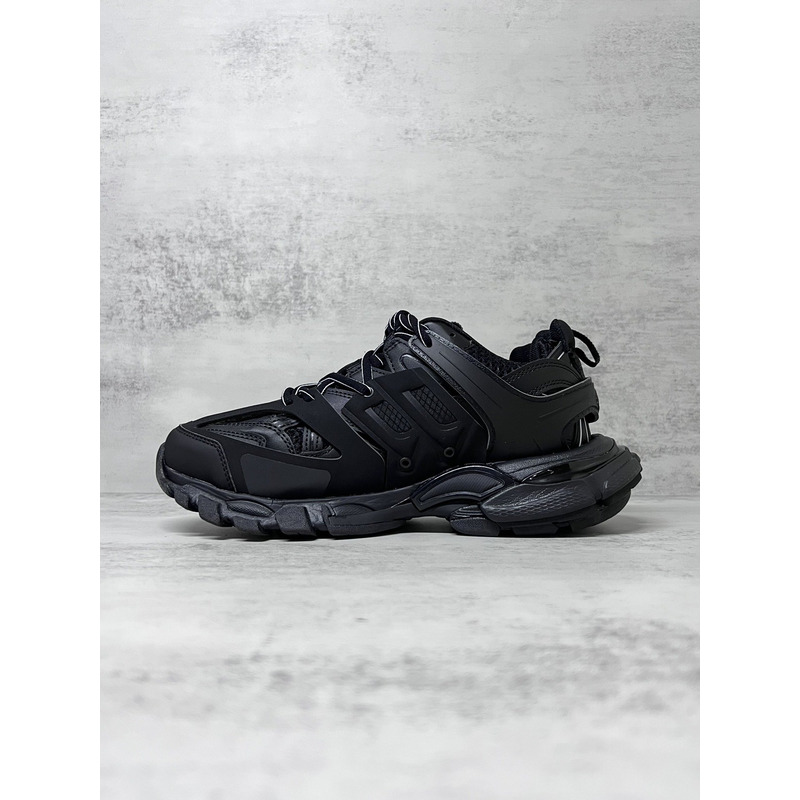 Ba*len*cia*ga track trainers in black