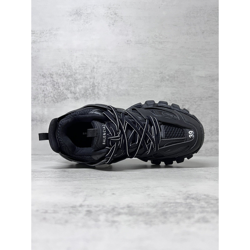 Ba*len*cia*ga track trainers in black