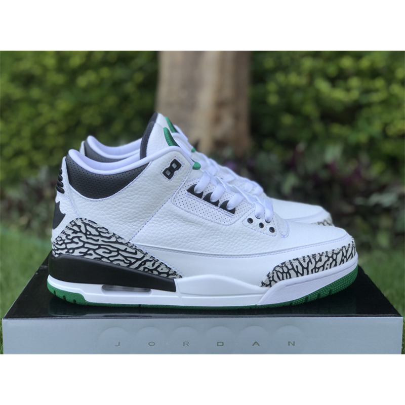 Jordan 3 Retro Oregon Ducks Pit Crew White and Green