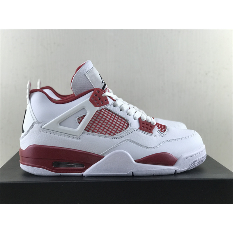 Jordan 4 Retro Alternate 89 White and Red