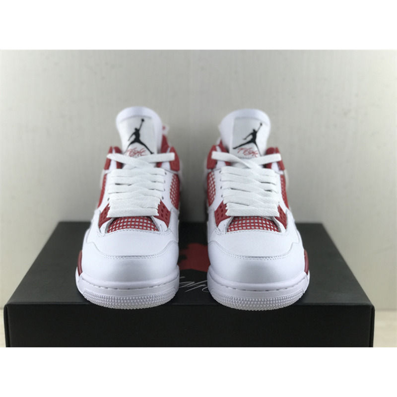 Jordan 4 Retro Alternate 89 White and Red