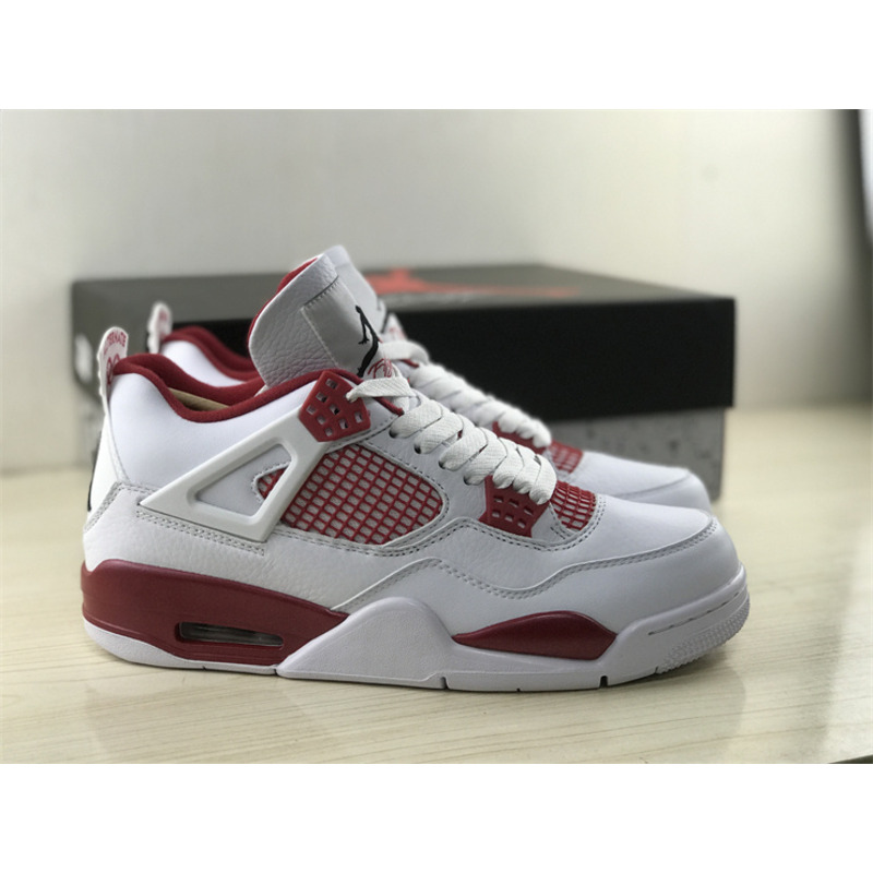 Jordan 4 Retro Alternate 89 White and Red