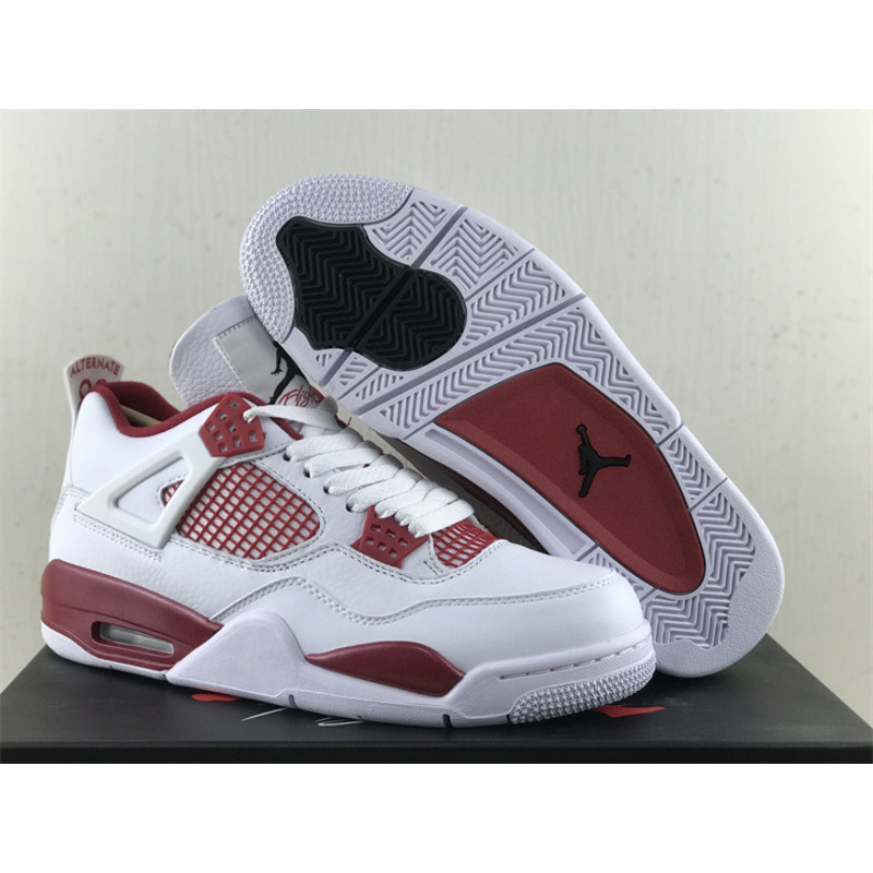 Jordan 4 Retro Alternate 89 White and Red