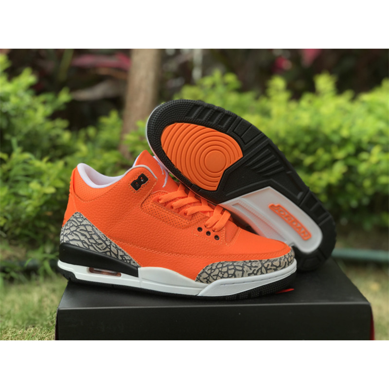 Jordan 3 Retro  AJ3 Cement Orange