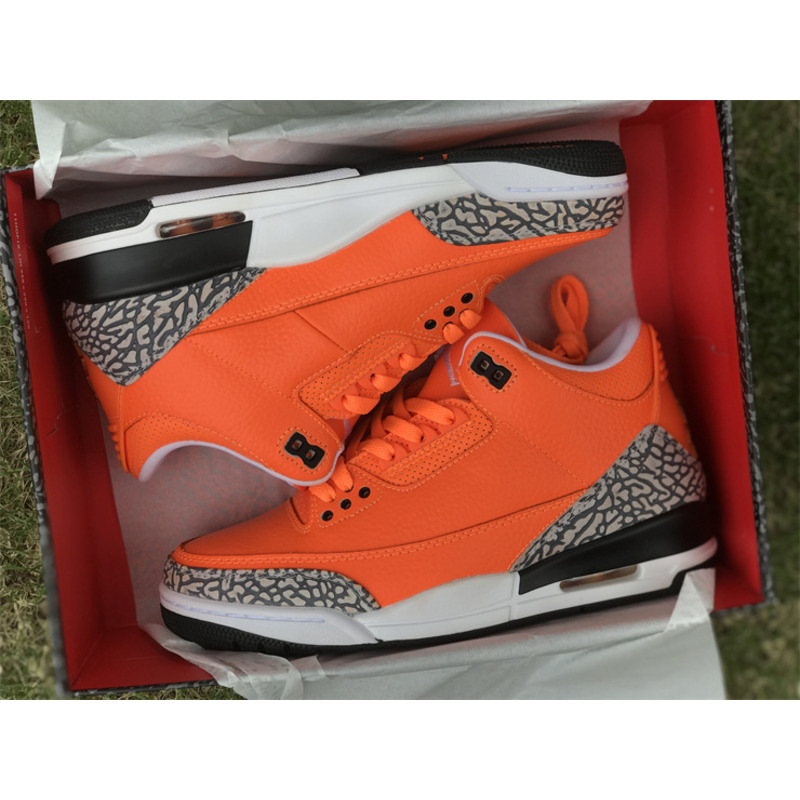 Jordan 3 Retro  AJ3 Cement Orange