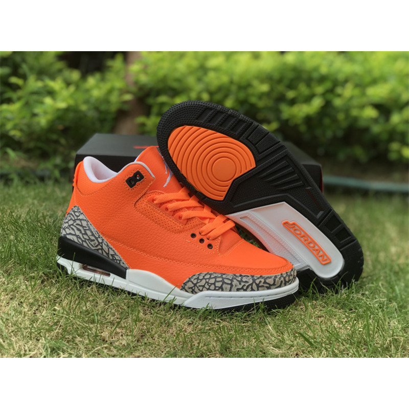 Jordan 3 Retro  AJ3 Cement Orange