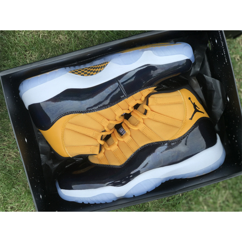 Jordan 11 Retro Black Yellow