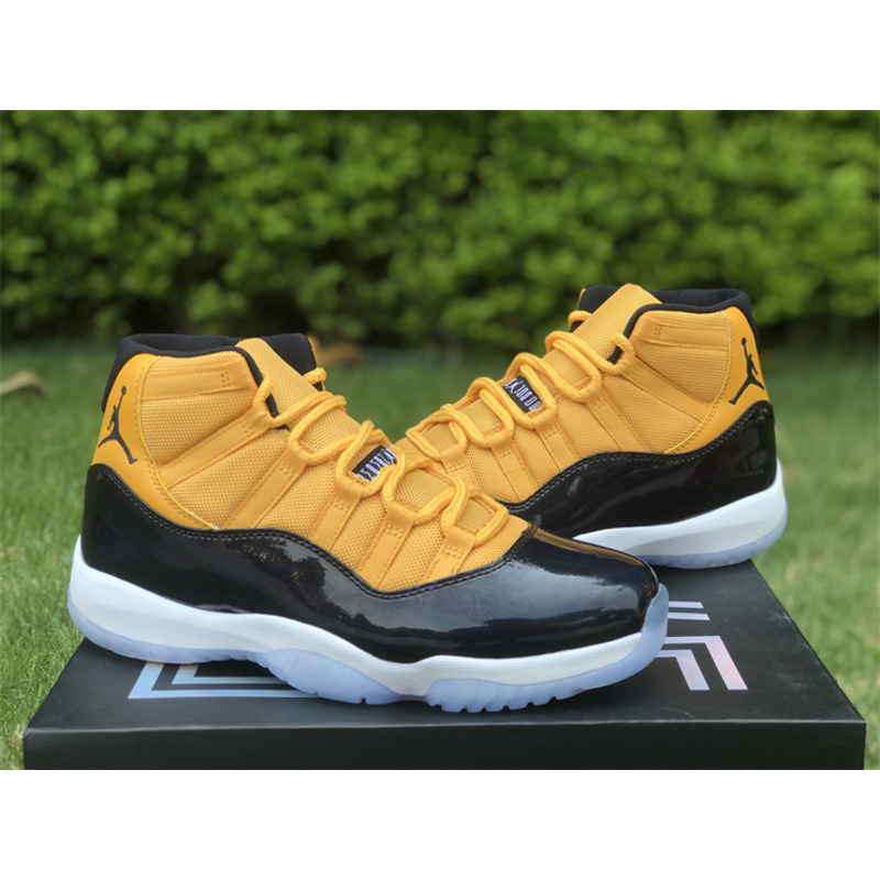 Jordan 11 Retro Black Yellow