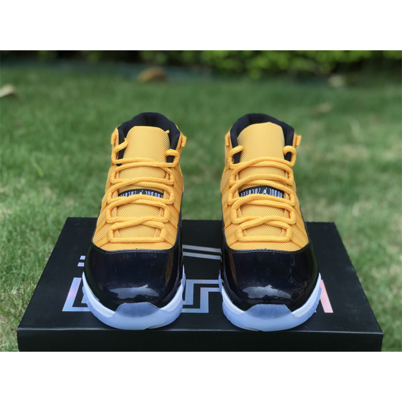 Jordan 11 Retro Black Yellow