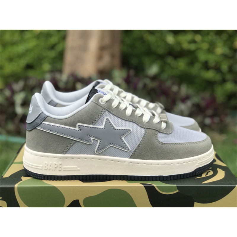 A Bathing Ape Bape Sta Low Stadium Goods Grey