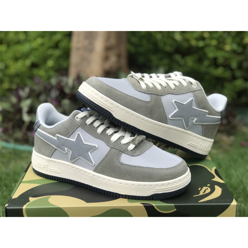 A Bathing Ape Bape Sta Low Stadium Goods Grey