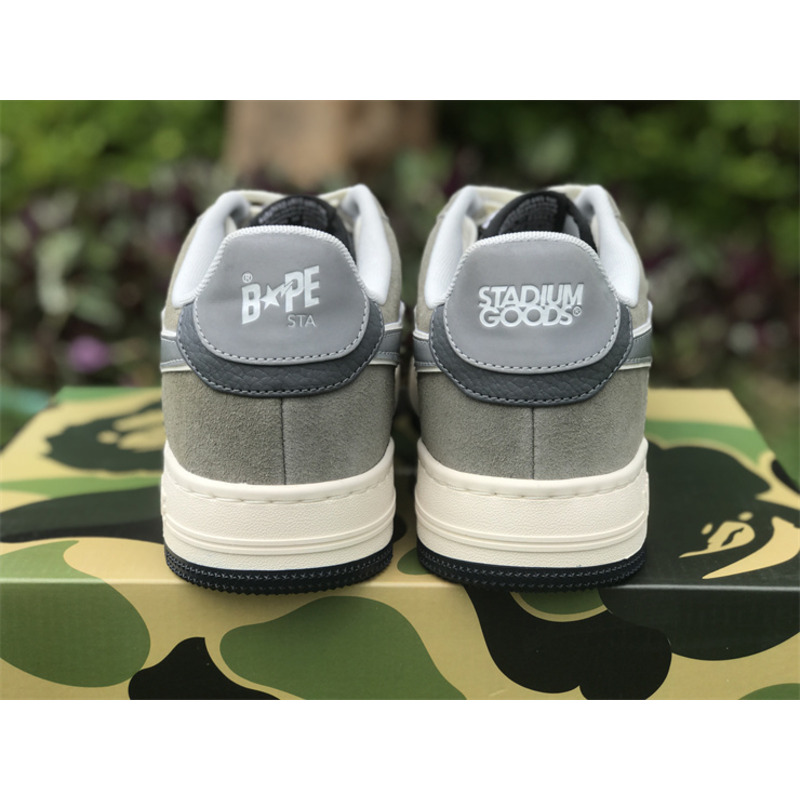 A Bathing Ape Bape Sta Low Stadium Goods Grey