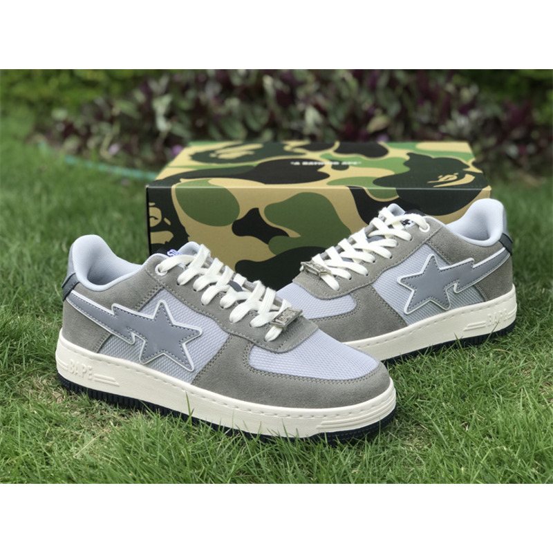 A Bathing Ape Bape Sta Low Stadium Goods Grey