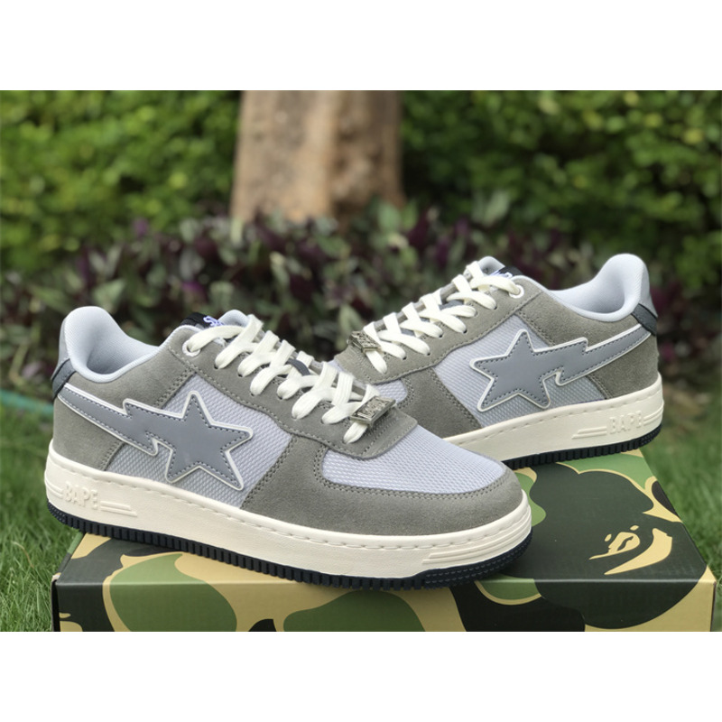 A Bathing Ape Bape Sta Low Stadium Goods Grey