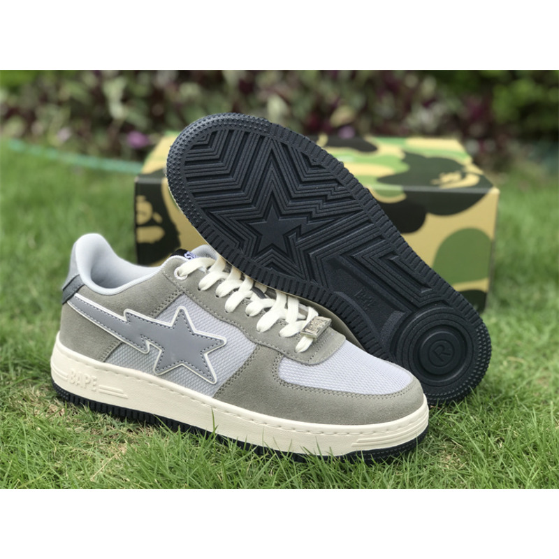 A Bathing Ape Bape Sta Low Stadium Goods Grey