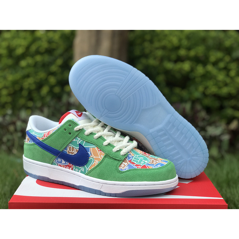 Nike Dunk Low Foam Finger Stadium Green/Old Royal-White-University Red