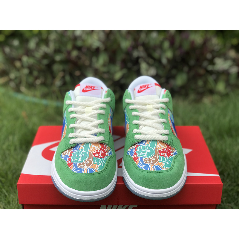 Nike Dunk Low Foam Finger Stadium Green/Old Royal-White-University Red