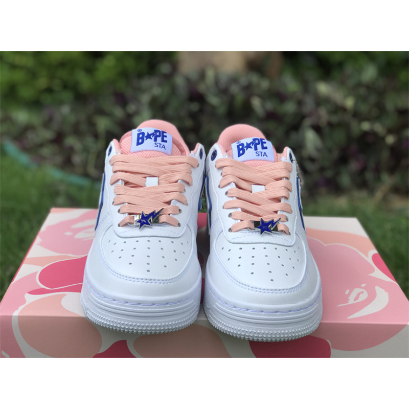 A Bathing Ape Bape Sta Bapy White Pink