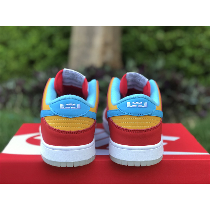 Nike Dunk Low QS LeBron James Fruity Pebbles DH8009-600