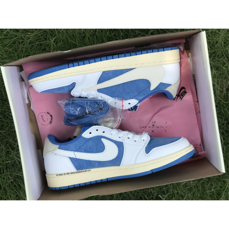 Jordan Travis Scott x Fragment x Nike Air Jordan 1 Low “UNC Blue”