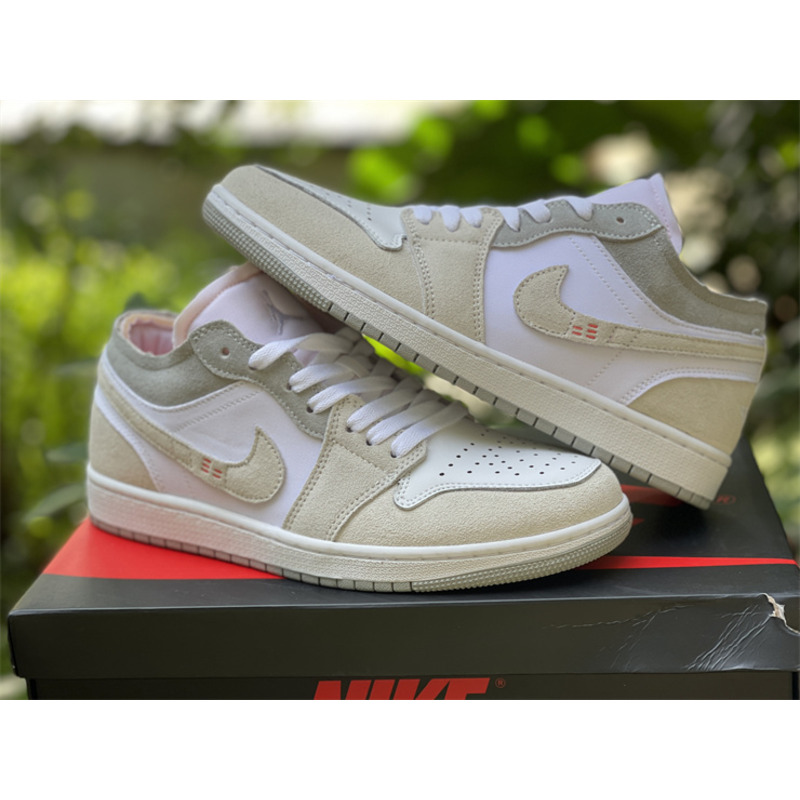 Jordan Nike Jordan 1 Low in White&Grey