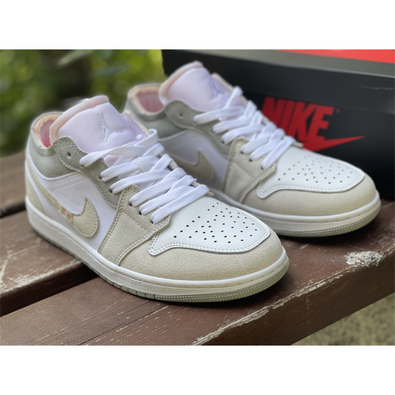 Jordan Nike Jordan 1 Low in White&Grey