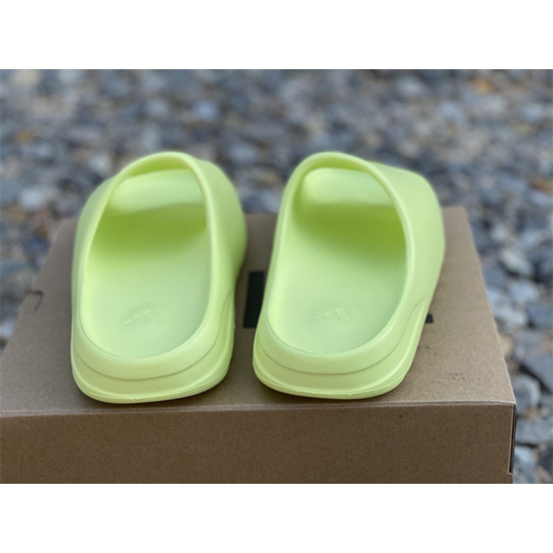 Ad*s yeezy slides glow green