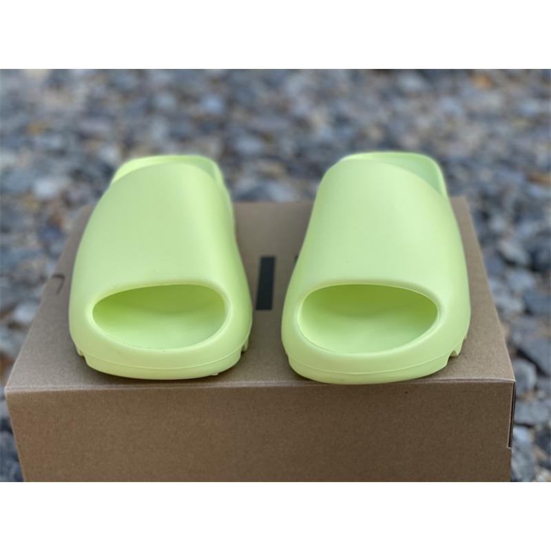 Ad*s yeezy slides glow green