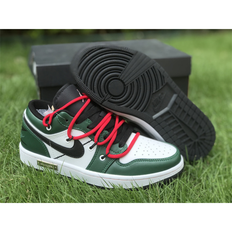 Jordan Off‑WhiteX Nike Dunk Low Pine Green