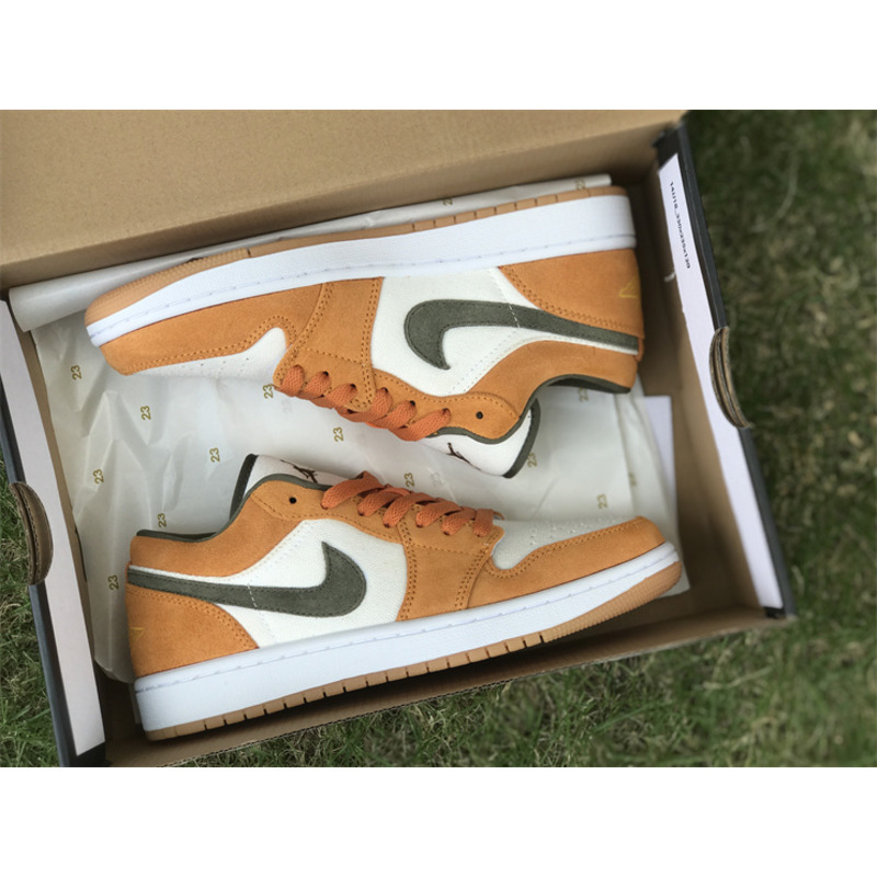 Jordan Nike Jordan 1 Low Ceramic Orange Olive