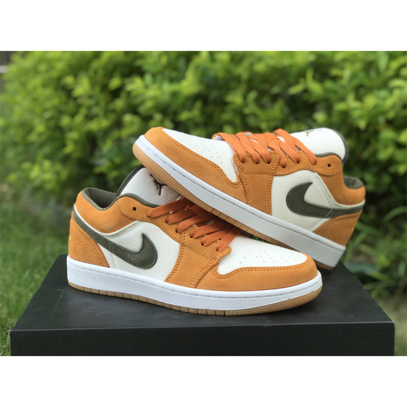 Jordan Nike Jordan 1 Low Ceramic Orange Olive