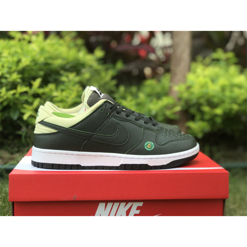 Nike Dunk Low Avocado Sneakers Olive Green