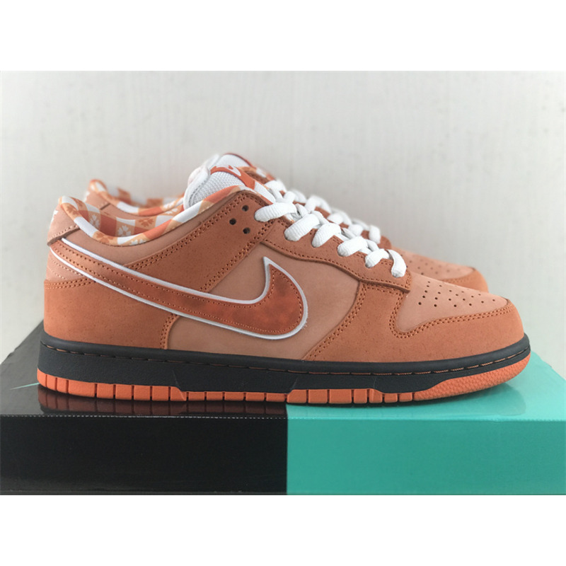 Nike Concepts x Nike SB Dunk Low in Orange Lobster White