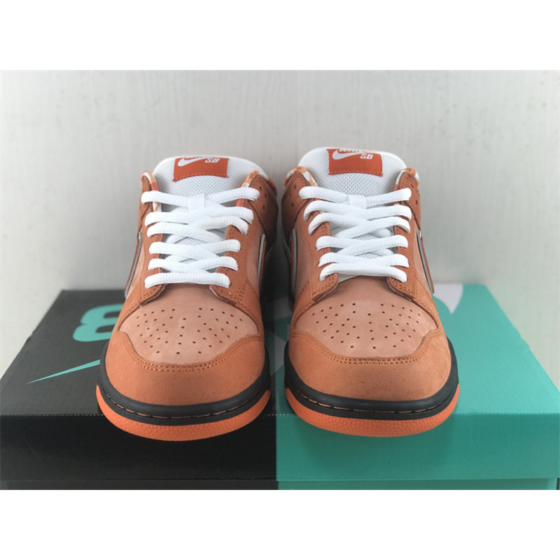 Nike Concepts x Nike SB Dunk Low in Orange Lobster White