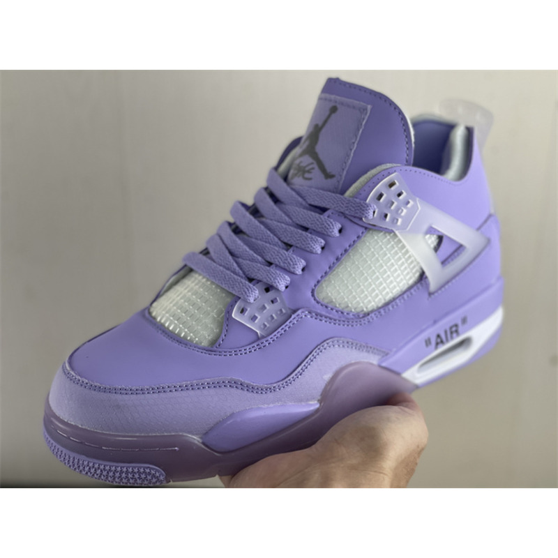 Off-White x Jordan 4 “Purple”