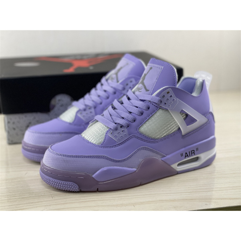 Off-White x Jordan 4 “Purple”