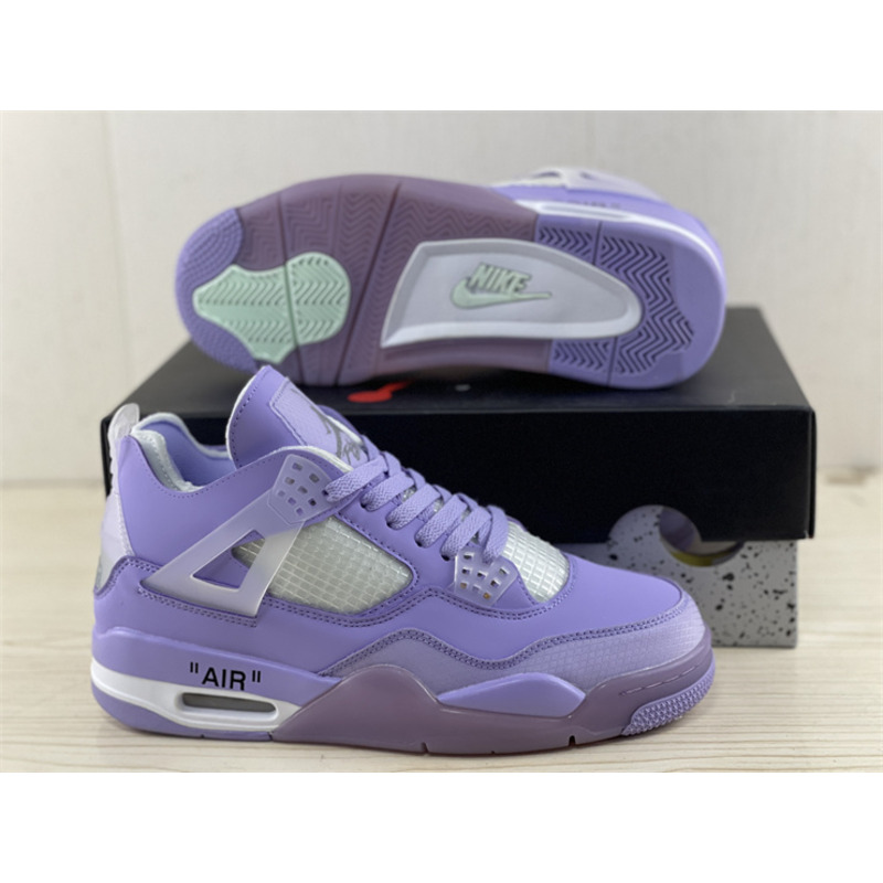 Off-White x Jordan 4 “Purple”