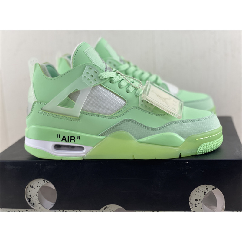 Jordan 4 Retro Sail Sneakers Green