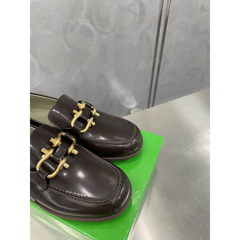 Bo*te*ga ve*ne*ta madame metal buckle loafers brown