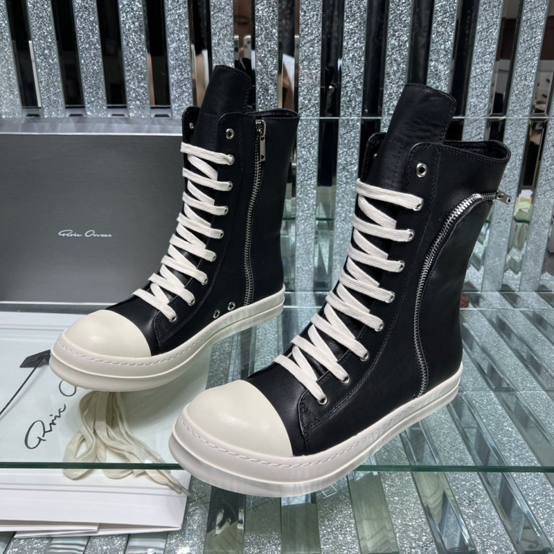 Rick Owens FW22 Strobe High Pocket Boots