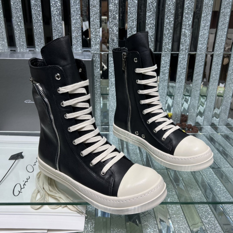 Rick Owens FW22 Strobe High Pocket Boots