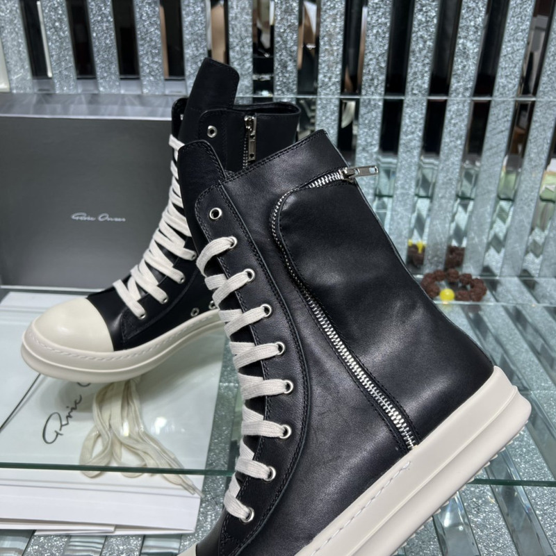 Rick Owens FW22 Strobe High Pocket Boots