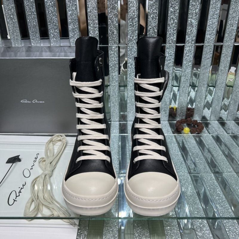 Rick Owens FW22 Strobe High Pocket Boots