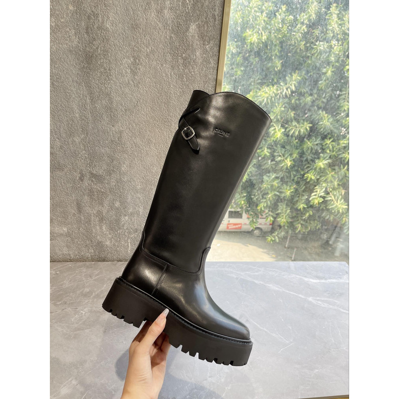 Ce**e margaret high boot in calfskin black