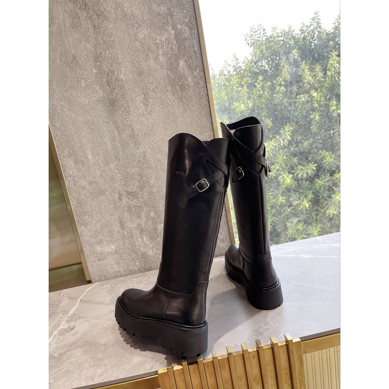 Ce**e margaret high boot in calfskin black