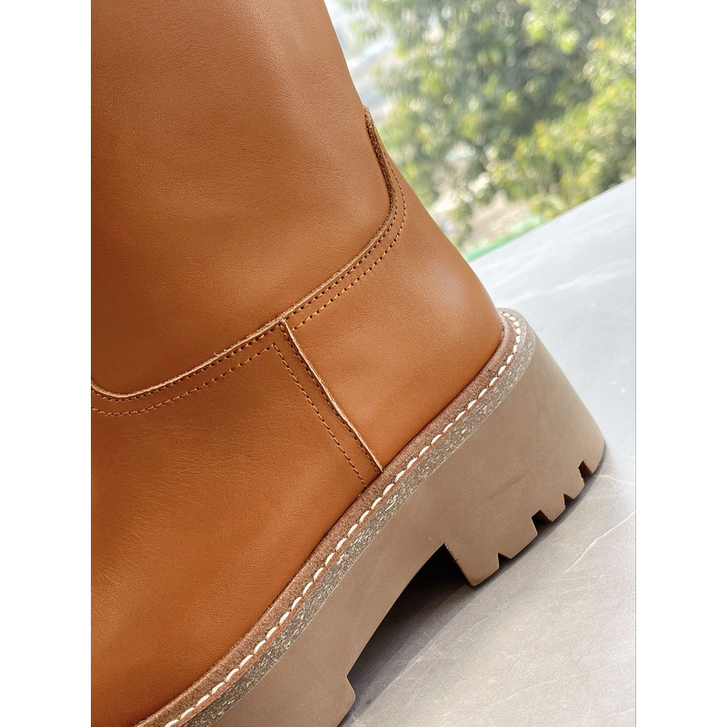 Ce**e margaret high boot in calfskin tan