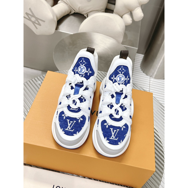 l**is V*t*n lv archlight trainers blue monogram