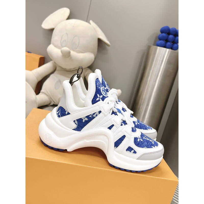 l**is V*t*n lv archlight trainers blue monogram