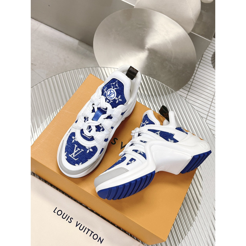 l**is V*t*n lv archlight trainers blue monogram