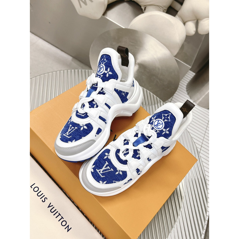 l**is V*t*n lv archlight trainers blue monogram